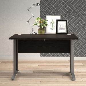 prax-120cm-computer-desk-black-silver-grey-legs
