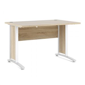 prax-120cm-computer-desk-oak-white-legs