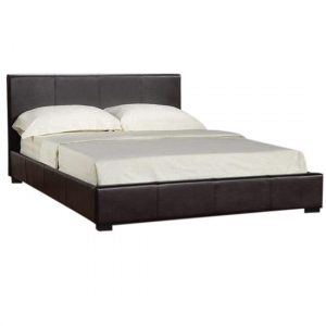 prescot-faux-leather-double-bed-black-new