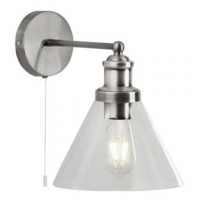 pyramid-1-light-glass-shade-wall-light-satin-silver