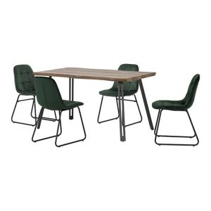 qinson-wave-edge-dining-table-4-lyster-green-chairs