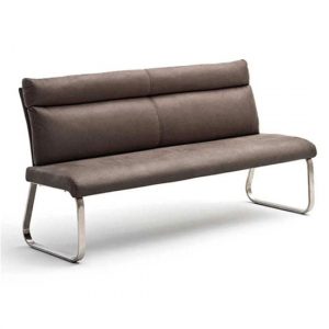 rabea-fabric-large-dining-bench-brown-steel-frame