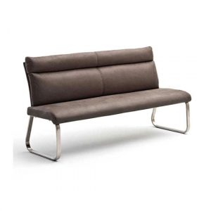 rabea-fabric-small-dining-bench-brown-steel-frame