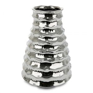 ripple-ceramic-large-decorative-vase-silver
