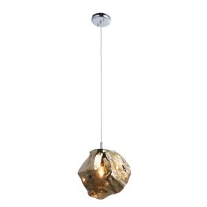 rock-1-light-bronze-glass-shade-pendant-light-chrome-2