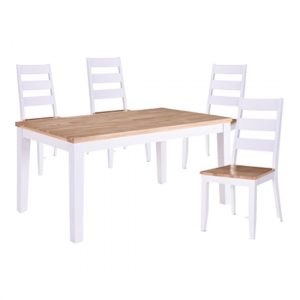 rona-wooden-oak-top-dining-table-grey-4-chairs