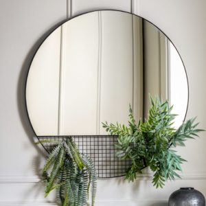 roseville-round-wall-mirror-black-frame