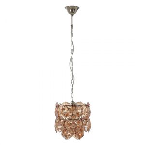rydall-small-amber-glass-chandelier-ceiling-light-nickel