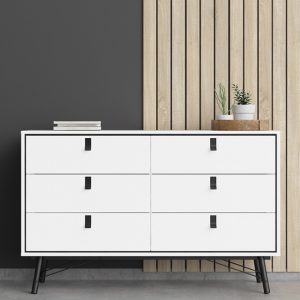 rynok-wide-chest-of-drawers-matt-black-walnut-6-drawers