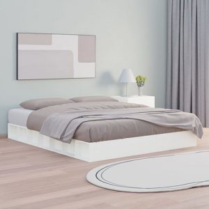 salus-solid-pinewood-double-bed-white