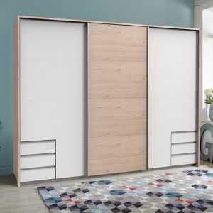 seattle-sliding-door-wooden-wide-wardrobe-white-hickory-oak
