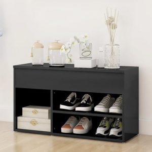 seim-high-gloss-shoe-storage-bench-2-shelves-grey