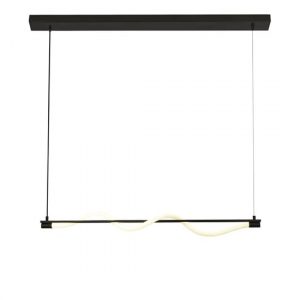 serpent-led-opal-snaked-flush-ceiling-light-matt-black