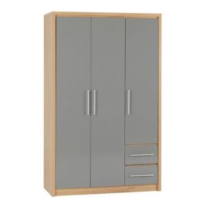 seville-wardrobe-grey-high-gloss-light-oak-3-doors