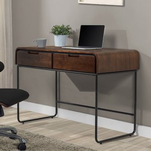 sicenza-wooden-computer-desk-walnut-black-2-drawers