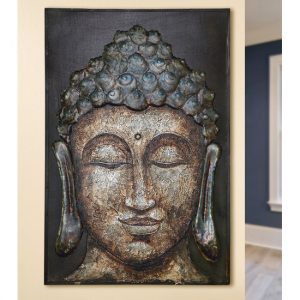 siddhartha-picture-metal-wall-art-grey