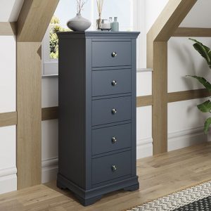skokie-narrow-chest-of-5-drawers-midnight-grey