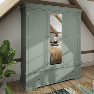 skokie-wardrobe-3-doors-2-drawers-cactus-green