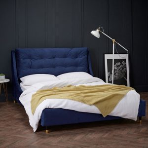 sloane-velvet-upholstered-double-bed-blue