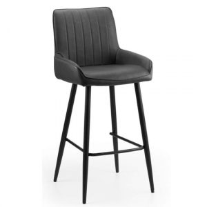 soho-faux-leather-bar-chair-black