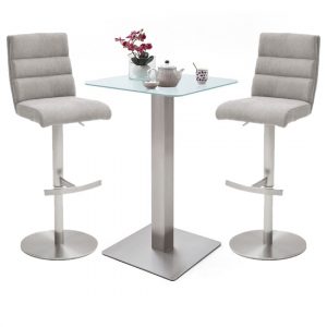 soho-white-glass-bar-table-2-hiulia-ice-grey-fabric-stools