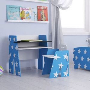 stars-design-childrens-desk-chair-blue-white