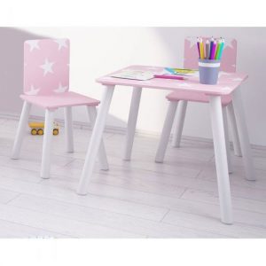 stars-design-square-table-2-chairs-pink-white
