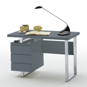 sydney-computer-desk-grey-gloss-3-drawers