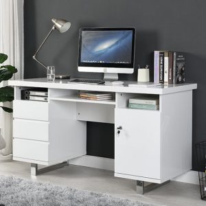 sydney-high-gloss-computer-desk-white-3-drawers