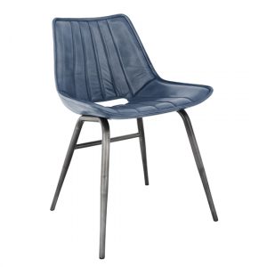 sylhet-faux-leather-dining-chair-blue-black-legs