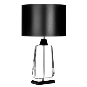 tabhao-large-black-fabric-shade-table-lamp-chrome-base