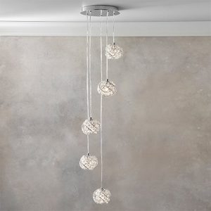 talia-5-lights-clear-crystal-ceiling-pendant-light-chrome