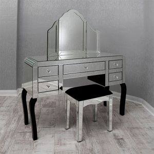 teara-clear-glass-dressing-table-mirror-stool