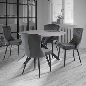 terri-120cm-grey-marble-dt-4-helmi-graphite-chairs