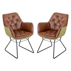 titania-brown-two-tone-faux-leather-dining-chairs-pair