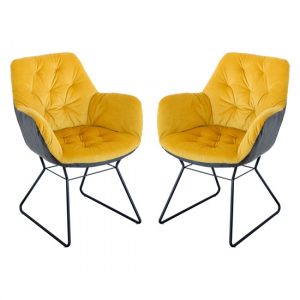 titania-yellow-two-tone-faux-leather-dining-chairs-pair
