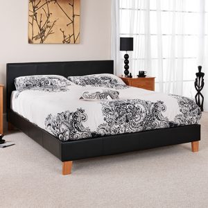tivoli-black-faux-leather-double-bed