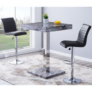 topaz-gloss-bar-table-melange-effect-2-ripple-black-stools