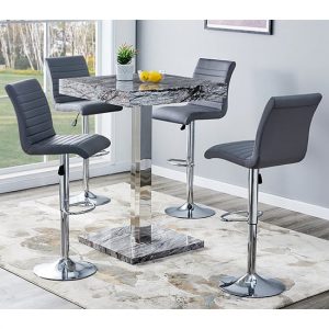 topaz-gloss-bar-table-melange-effect-4-ripple-grey-stools