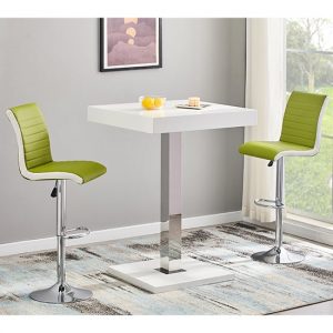 topaz-white-gloss-bar-table-2-ritz-green-white-stools
