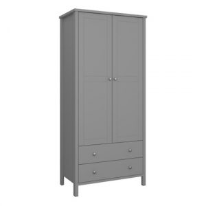 trams-wooden-wardrobe-2-doors-2-drawers-grey