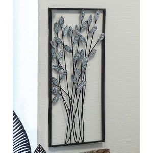 twigs-metal-wall-art-silver-antique-dark-brown-frame