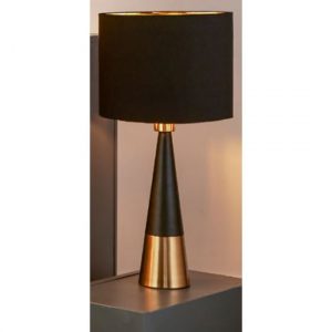 unique-black-antique-copper-table-lamp-black-shade