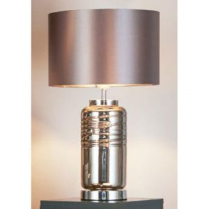 unique-smoked-column-ridged-glass-table-lamp-grey-shade