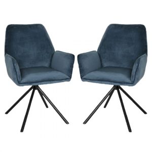 utica-blue-carver-velvet-dining-chairs-pair