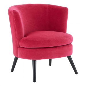 vekota-round-upholstered-velvet-armchair-pink