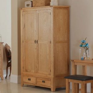 velum-double-door-wardrobe-solid-chunky-oak-2-drawers