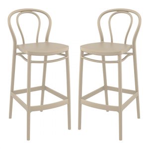 victor-taupe-polypropylene-glass-fiber-bar-stools-pair
