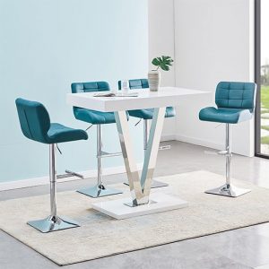 vienna-white-gloss-bar-table-4-candid-teal-stools