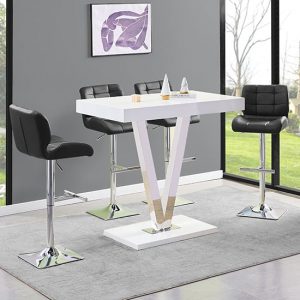 vienna-white-high-gloss-bar-table-4-candid-black-stools
